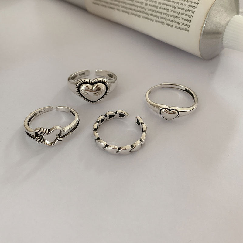 Dainty Silver Charm Rings Collection 💍✨