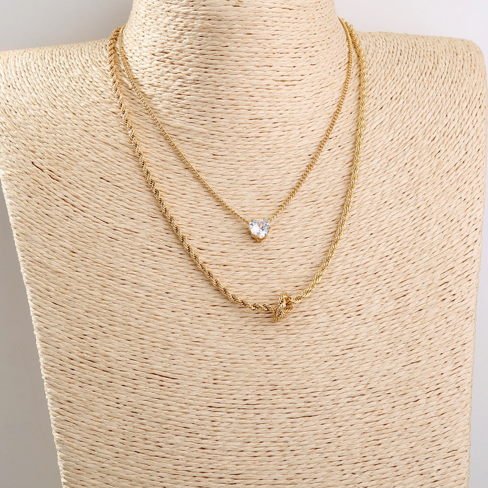 Cold Wind Multi-layered Necklaces