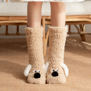 Cozy Pup Plush Slippers