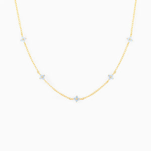 Forget-Me-Not Bloom Choker Necklace