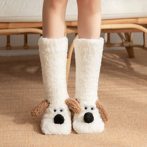 Cozy Pup Plush Slippers